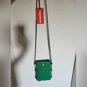 Montana West Green Quilted Crossbody Bag